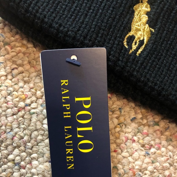 🆕 Polo Ralph Lauren Big Pony Beanie Hat - Picture 5 of 7